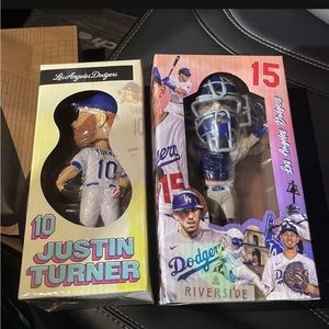 Dodgers bobble head Austin Barnes Justin turner new in box